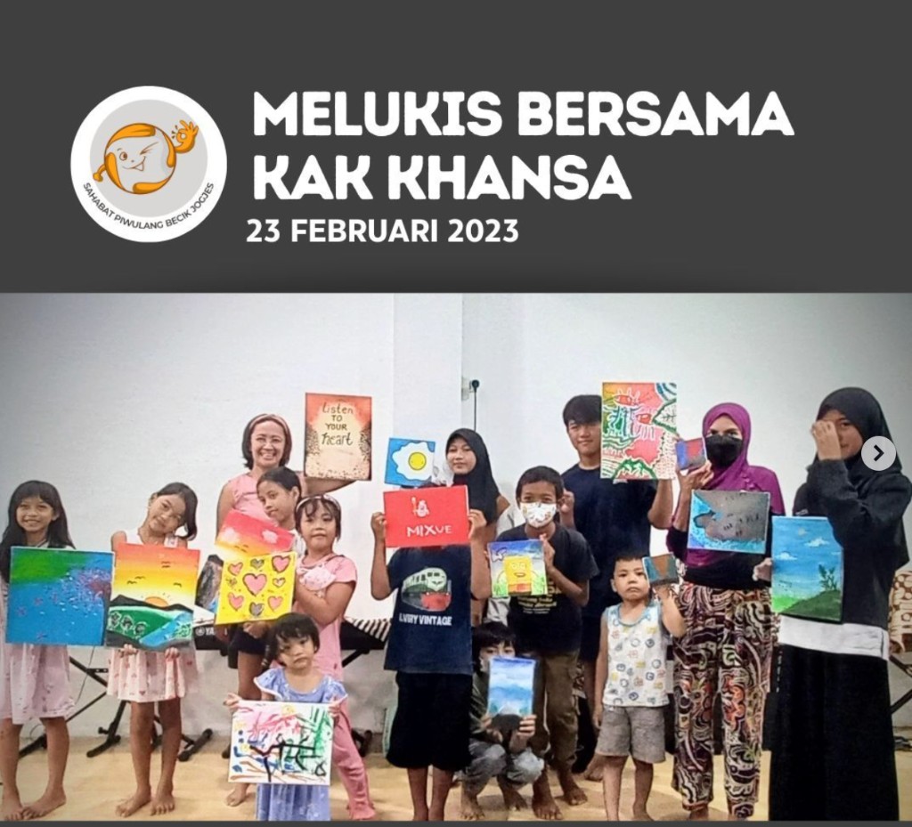Melukis bersama